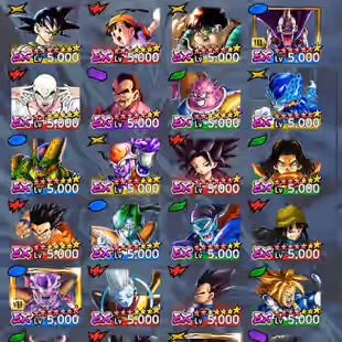 D849-IOS+Android-722 Millions Power+8 UL(SS4 Gogeta+S Gogeta+S Vegito+Rose+Gogeta)+52 Legends+Vip Equipment+Team Fusion - Image 32