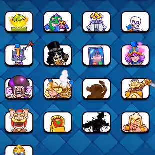 🔥[ LVL: 72 || 17X LEVEL 16 CARDS ]🔥 59X TOTAL MAX || 7X ELITE - 35X LVL 14 [MAX] || 183X EMOJIS || 7300 GEMS || RARE - Image 18