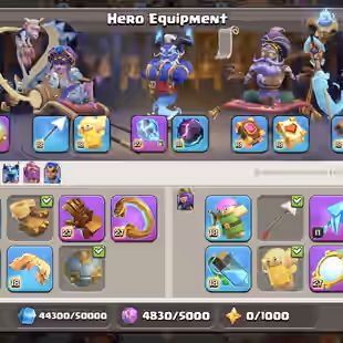 🚭DESERT SET FULL SKINS🚭TH 18 FULL MAX WALL-DEFENCE | 5X HERO PETS MAX | 10 EPIC MAX 14 EPIC E.Q | NC-500 DISCOUNT SHOP - Image 6