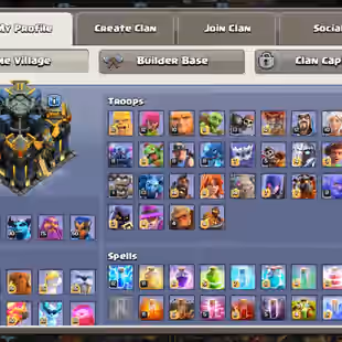 RAREST🔥 7240 WAR STAR💎 TH 17 [] MAX HERO -LEAGUE KING -3 SCENERY - 276 XP- ALL EQUIPMENT - OBSTACLE - BH 10 - 4K GEMS - Image 10