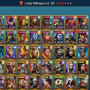 All platfrom: LV68 - 4.35M - 3 Mythic (Mikage - Stonethorn - bloodcrest) - 19 Champions LV 60 -  52 Legend - 5 Void - Image 3