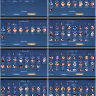 [IOS/ANDROID] CEL LVL 137 | 131 HEROES | 527 SKINS | MEGA 2 | IMMORTAL BEST | COLLAB SKINS | 6 LEGEND INC GRANGER LESLEY - Image 3