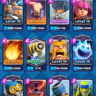 ❗[ 50X CARD MAX ]❗ 3X CARD LEVEL: 16 || 12X CARDS LEVEL: 15 || 35X CARDS LEVEL: 35 || LEVEL 62 || TROPHY: 12000 - Image 7