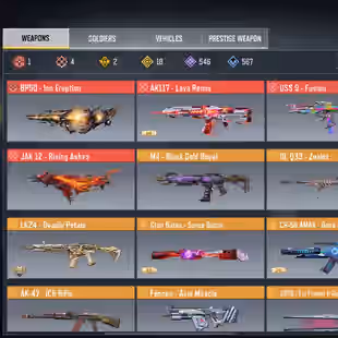 CODM GLOBAL 4X MYTHICAL WEAPON 18X LEGENDARY-1X MYTHICAL SOLDIER 1 LEGENDARY SOLDIER-2X LEGENDARY VAHICALS-CHEAP PRICE - Image 4