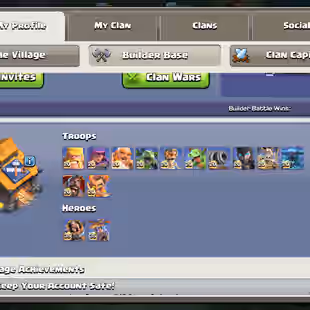 🔥TH 18 99 PERCENT MAX🔥XP 253- [ 5 EPIC EQUIPMENT MAX]-5 HERO MAX-FULL WALLS MAX-NC YES-396 MEDALS-BEST DEAL - Image 13