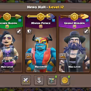 TH18 NEAR MAX 🌟 RARE WWE SET 🌟SAMURAI SET | RANK 1083 AND 2636 | 14/15 EPIC EQUIPMENT MAX | BUILDER HALL MAX | INSTANT - Image 3