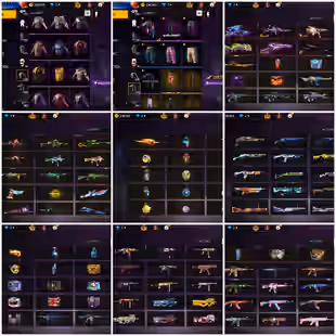 Ff Acc PRIME 7 LVL 77  || BANDIT || 2 MAX GUNS || HIGH VALUE | EVO MAX - Image 5