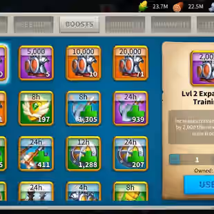 ROK281-2:58M - Vip 16 - Speed 2191 day -  Max 10 Commanders + 2931 Gold Heads   - Image 1