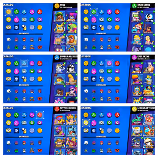 Trophy 79k💎Brawler 101x All💎Max Brawler 80x [] Hypercharge 77x [] Skins 507x [] Profile icones 565x [] 8064 Trophy Hit - Image 4