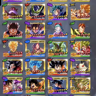 D943-IOS+Android-Nice-8 UL(SS Goku+Goku Uis Full Red Star+Hit+Super Vegito)+55 Legends Good Star+Vip Equipment+Good Team - Image 20