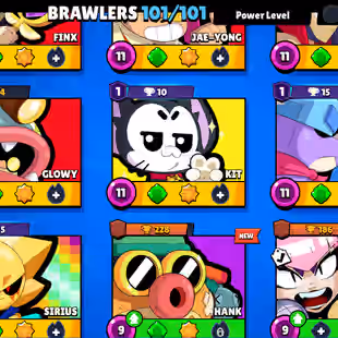 METEOR 3 | 98K TROPHY- 450X SKINS | OLD PIPER SKINS | 101/101 BRAWLER | 98X MAX | 88X HYPER | 3v3 WINS | 847-PINS | - Image 14