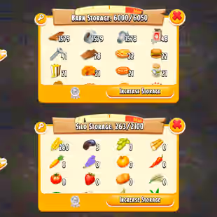 🔥6050 BARN STORAGE LEVEL 81🔥6000 BARN FILLED | SILO 263:2100 | 839 DIAMOND | 6.6 MILLON COINS | CHECK PHOTOS | INSTANT - Image 1