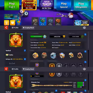 LEVEL 405 || 19/20 LEGENDARY CUE OPEN || OLD ACCOUNT || RENAME FREE || FULL ACCESS || INSTANT DELIVERY  - Image 1