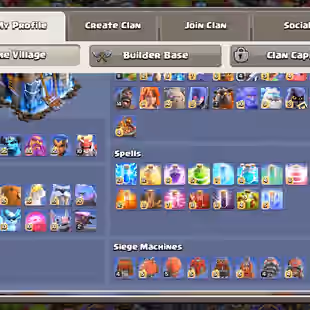 TH18 NEAR MAX 🌟 RARE WWE SET 🌟SAMURAI SET | RANK 1083 AND 2636 | 14/15 EPIC EQUIPMENT MAX | BUILDER HALL MAX | INSTANT - Image 7