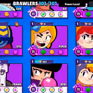 METEOR 3 | 98K TROPHY- 450X SKINS | OLD PIPER SKINS | 101/101 BRAWLER | 98X MAX | 88X HYPER | 3v3 WINS | 847-PINS | - Image 6