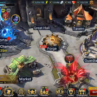 LV93 - Power 5.39M - 1 mythic - 12  Champions LV 60 -  66 Legend - 8 Void  - Image 1