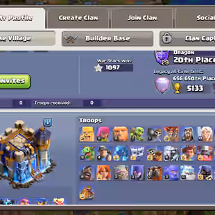 ALL HELPER MAX | TH18 CLOSE MAX TYPE | HERO-105-105-70-80-55 | SB-MAX!AF-MAX!EB-MAX!CLOSE MAX HUGE EQUIP | 212-XP | BH  - Image 2