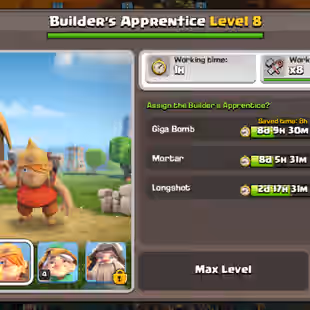 MAX PROFILE🔥TH18 MAX-99 PERCENT🔥DRAGOON ESCAPE WAR ARENA SCENERY! HEROES 105-105-95-80-55! BUILDER HUT! NIGHT BASE MAX - Image 10