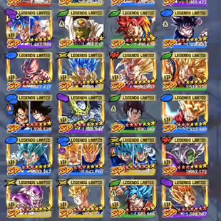 D984-VIP ACCOUNT-10 ULTRA+86 Legends Limited+Vip Zenkai+Vip Equipment+Many Good Team+Stacked LF+Strong Account - Image 5