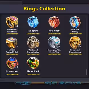 RAREST | 100CCP MAX | ALL CUE MAX | 700M COINS | BLACKDIAMOND TIER | RAREST RINGS | RAREST COLLECTION | INSTANT DELIVERY - Image 12