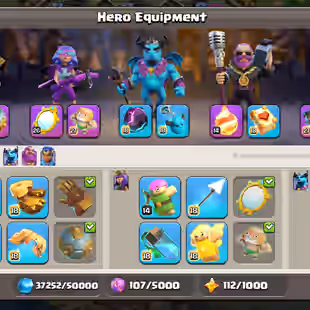 🌟BEST OFFER | TH 17 MAX DEFENCE 🌟HERO 100-100-73-75-50 | 4X EPIC MAX 5TH 26 LVL | NC 500 | 400 CWL MEDALS | BEST DEAL  - Image 4