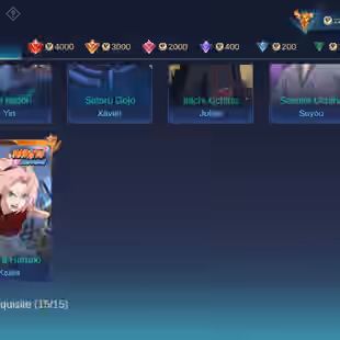 ALMOST MEGA 2 ACC || NARUTO AND JJK COLAB || 2 LEGEND || 21 GRAND || 15 EXQUISITE || SKINS 567 - Image 5