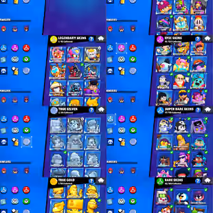 72k TROPHIES | FURIOUS FANG | 62 MAX POWER BRAWLER | 94 BRAWLER UNLOCK | 40 HYPERCHARGE | 256 SKIN | RENAME AVAILABLE  - Image 5