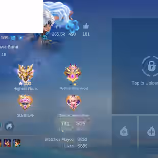 [IOS/ANDROID] CEL LVL 106 | 131 HEROES | 509 SKINS | MEGA 5 | 2 LEGEND FREYA ALUCARD - GOJO JJK - 3 ASPIRANT GUINEVERE  - Image 5