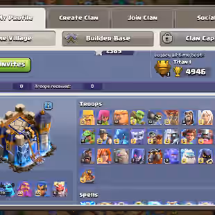 Th18 Almost Max | Hero-100-104-80-55 | Equipment-13-Epic Almost Max | XP-240 | Defence Wall Max | NC-Yes | BEST-DEAL - Image 2