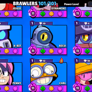 METEOR 3 | 98K TROPHY- 450X SKINS | OLD PIPER SKINS | 101/101 BRAWLER | 98X MAX | 88X HYPER | 3v3 WINS | 847-PINS | - Image 5