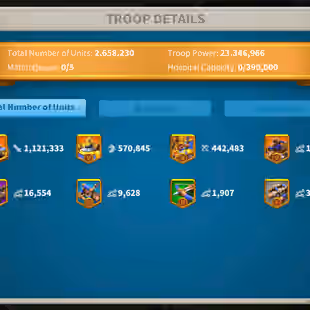 16 Commanders - 67 Passport - 4 Farm - 2 Skin Houses - 14k Gems - Image 2