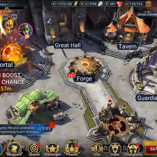 LV87 - Power 7.1M - 3 mythic - 25  Champions LV 60 -  45 Legend - 9 Void  - Image 1