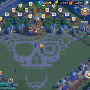 75M - Vip 16 - 12  Commanders - 73 Passport - 3M3 Credit - 810 Gold head - 15K Gems  - 3 Farms - 2 Skin house - Image 3