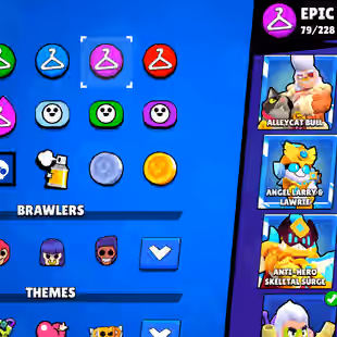 BEST OFFER 🎄 70.2K TROPHY 🎄 97/99 BRAWLERS | 50X MAX | 34X HYPER | 260X SKINS | 14X LEGENDARY SKINS | DELIVERY INSTANT - Image 11
