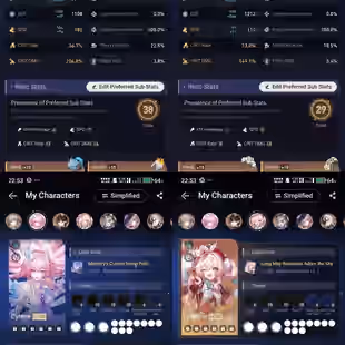 All Platform - EU - Level70 -  43 Character 21 5'Star - 14 Weapon 5'Star - Cyrene - The Herta - Jade - Hyacine - Cipher  - Image 4