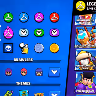 🔥RARE STAR SHELY SKINS BRAWLER ACCOUNT🔥46 HYPER CHARGE 51 MAX-49.9K GOLD-44K TROOHY-HYPER CHARHE SKINS 4- 2018 ACCOUNT - Image 19