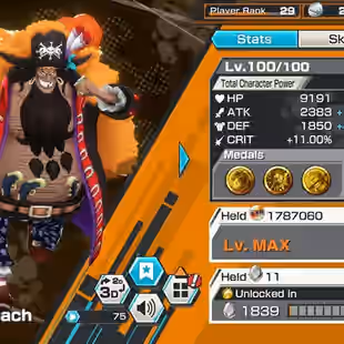 [3928] [IOS-ANDROID] 14 EX META - Kizaru - Light Luffy - Blackbeard - Law - Saturn - Kuzan - Zephyr - Whitebeard -Roger - Image 4