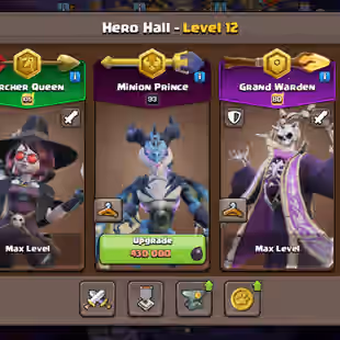 VERY RARE! COSMIC FULL SET!! TH18 MAX-TYPE!! RARE STATUS! HERO 105-105-93-80-55!! SKIN 20X! GOLDEN HUG! LEGEND CUPS 11K - Image 12