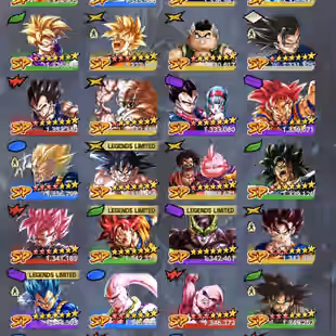 D943-IOS+Android-Nice-8 UL(SS Goku+Goku Uis Full Red Star+Hit+Super Vegito)+55 Legends Good Star+Vip Equipment+Good Team - Image 18