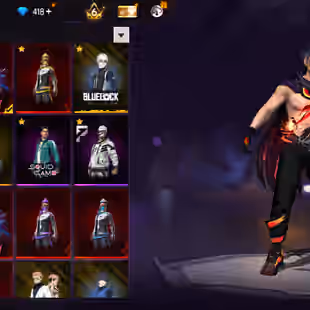 🔥73 LEVEL🔥MID KNIGHT ACE LOOK[]8 EVO GUN: THOMPSON MAX[]100 PLUS BUNDLES[]77 EMOTES[]300 PLUS COLLECTION  - Image 12