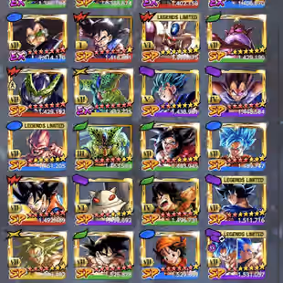 D943-IOS+Android-Nice-8 UL(SS Goku+Goku Uis Full Red Star+Hit+Super Vegito)+55 Legends Good Star+Vip Equipment+Good Team - Image 12