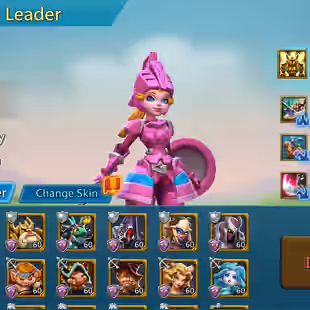 1B Mights (T5) Can move to Kingdom 1109| Vip 15 |5 Castle Skins | ATK 787 +| Cup Gold| 17M Troops | 688M Rese