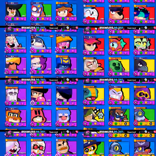 72k TROPHIES | FURIOUS FANG | 62 MAX POWER BRAWLER | 94 BRAWLER UNLOCK | 40 HYPERCHARGE | 256 SKIN | RENAME AVAILABLE  - Image 3