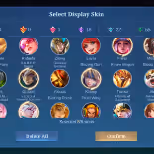 VALENTINE FANNY || MANY EPIC SKIN || 110 SKIN ||EX 58 STAR || 73 HERO UNLOCKED - Image 2