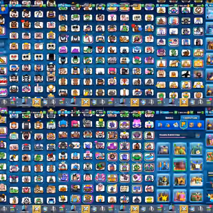 Lvl-86 [Lvl 16 Card 70x] KT-16-All Heros Card Unlock-All Evolation [18 Evo Shard] Tower Skins 36x - 305 Emotes-Best-Deal - Image 2