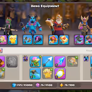 🌲[ TH-17 NEAR MAX ]🌲S.BALL [23] - EB [23] || NICE EQUIPMENT || MANY WALLS MAX || HEROS: 81-93-43-65-45 || BEST DEAL - Image 5