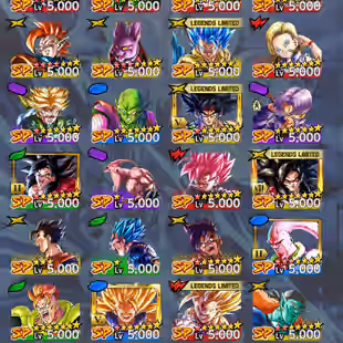 D849-IOS+Android-722 Millions Power+8 UL(SS4 Gogeta+S Gogeta+S Vegito+Rose+Gogeta)+52 Legends+Vip Equipment+Team Fusion - Image 27