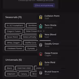 PSN , Linkable PC Xbox - Level 313 - 25 Black Lces - 11 Seasonal - 6 Universal - Code1167 - Image 1