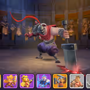 COSMIC SKIN SET! TH18 MAX TYPE!! SKIN-35 WWE SCENERY!! HERO 105-105-72-80-55!! 8 SCENERY CLASHAMANIA!!GG!SB!RS!EB MAX - Image 9