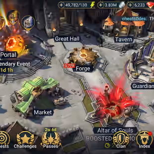 LV90 - Power 9.35M - 3 Mythic (Bloodmaul -Anomaly - Mikage) - 42 Champions LV 60 -  84 Legend - 9 Void - Image 1